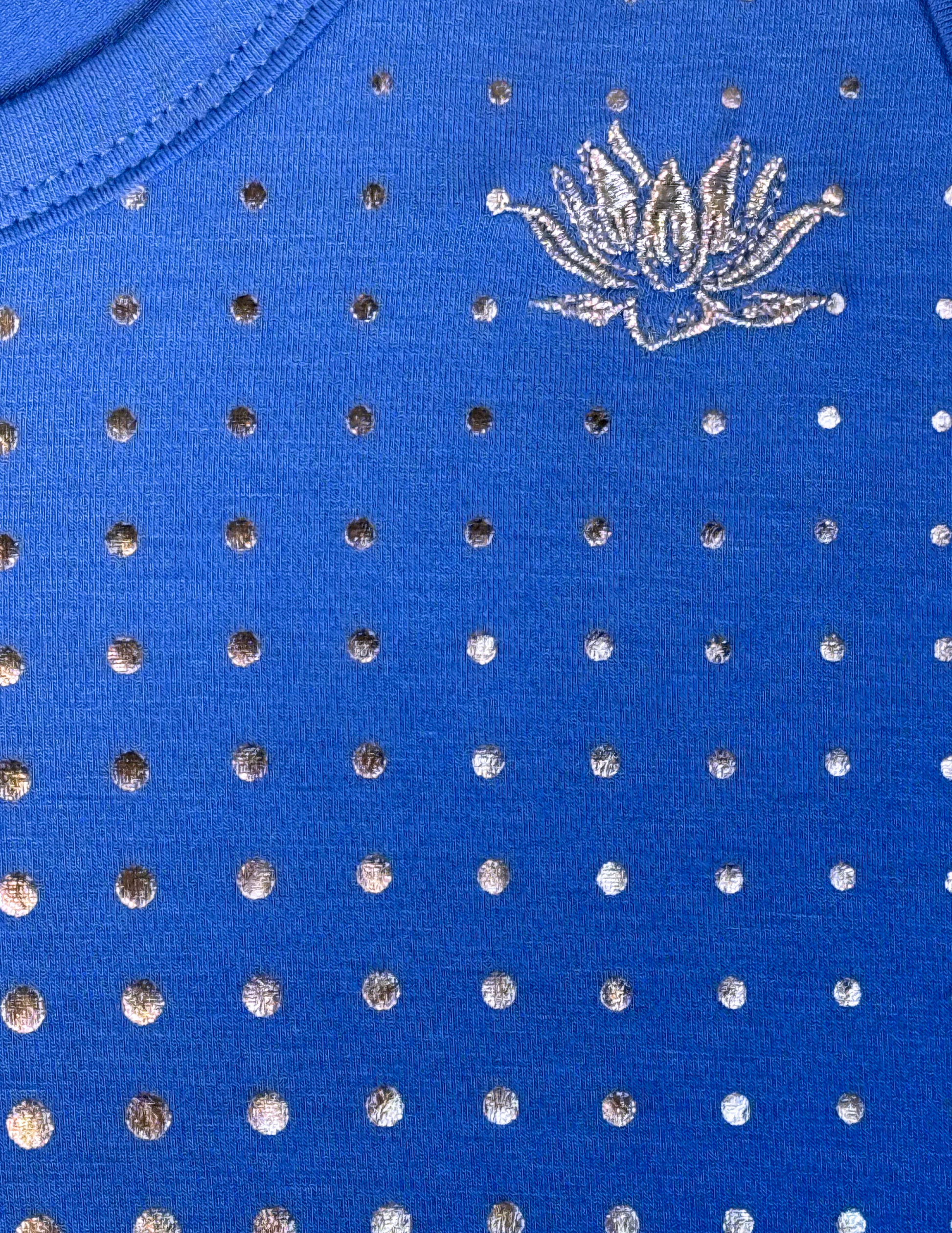 Silver foil matching tank top by Spicy Bloom