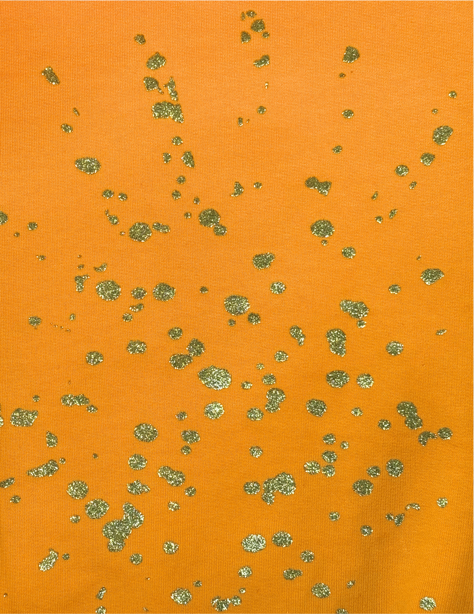 Oversized sweatpants with gold glitter by Spicy Bloom